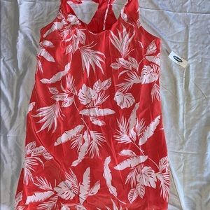 Hawaiian print dress